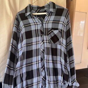 Women's Rails Long Sleeve Plaid Shirt - Small